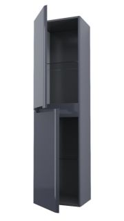 Пенал подвесной IDDIS Edifice EDI40D0i97 40см тёмно-серый